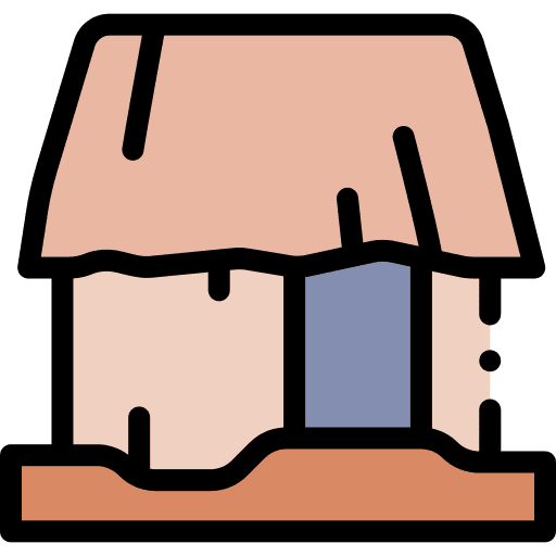 Hut hut building house icon Hut hut building house icon