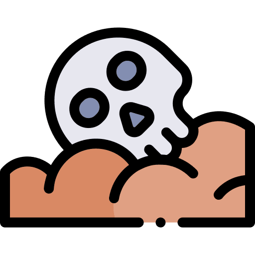 Skull dead archaeology skull icon Skull dead archaeology skull icon