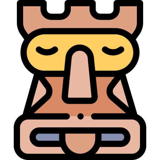Totem wood totem wooden icon Totem wood totem wooden icon