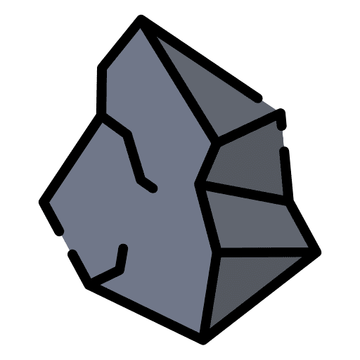 Stone nature stone engrave icon