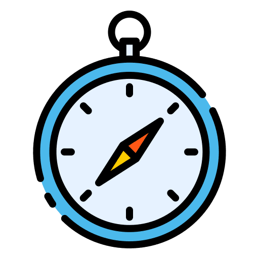 Compass cardinal points direction location icon Compass cardinal points direction location icon
