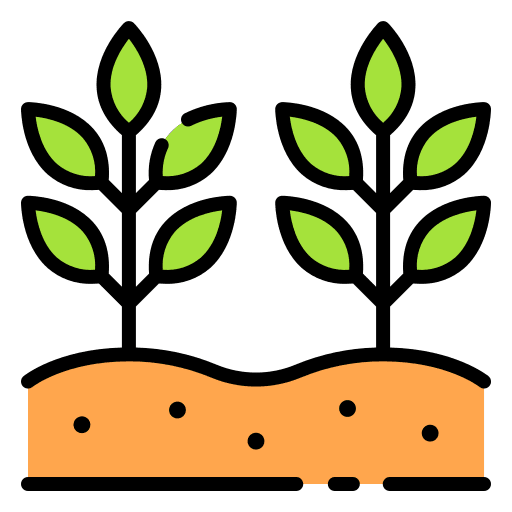 Plants garden leaf enviroment icon Plants garden leaf enviroment icon