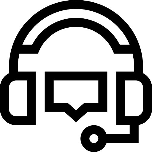 Customer support speech bubble communications message icon
