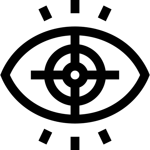 Vision visualization vision view icon