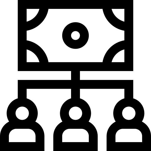 Wage employees business and finance user icon