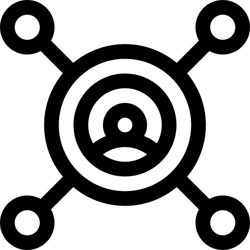 Connection network link networking icon