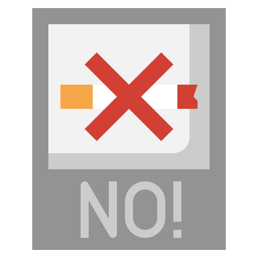 Brochure signaling not allowed no tobacco day icon Brochure signaling not allowed no tobacco day icon
