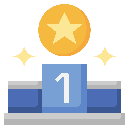 Rank winner number one rank icon Rank winner number one rank icon