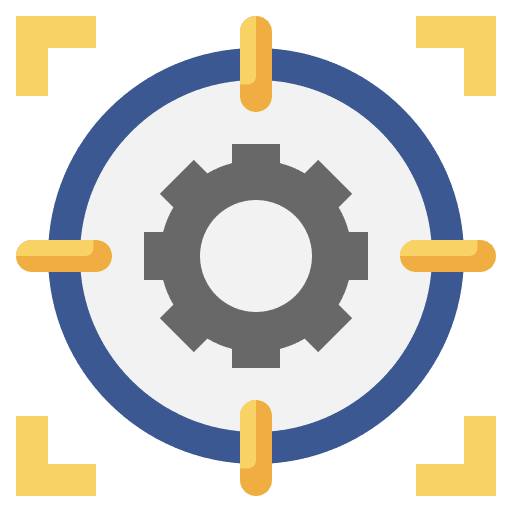 Target aim gear ui icon