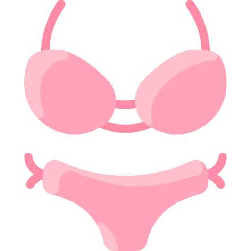 Bikini summer beach vacation icon Bikini summer beach vacation icon