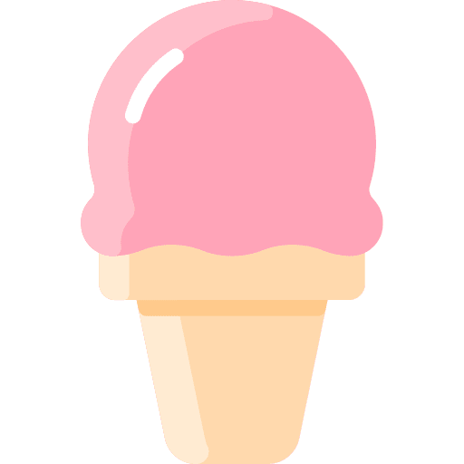 Ice cream ice cream summer food and restaurant icon