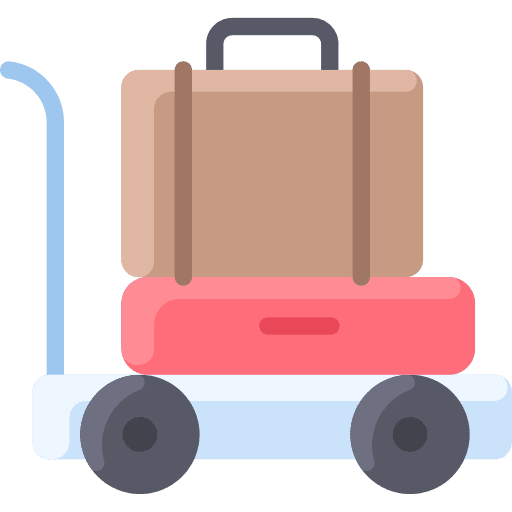 Luggage cart transportation luggage luggage cart icon Luggage cart transportation luggage luggage cart icon