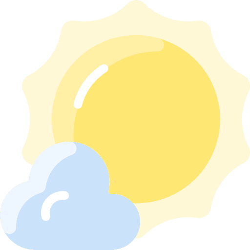 Sun cloudy weather cloud icon Sun cloudy weather cloud icon