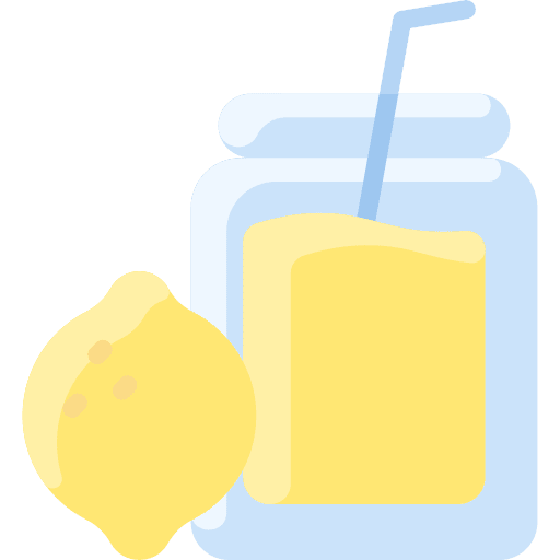 Lemonade beverage straw juice icon Lemonade beverage straw juice icon