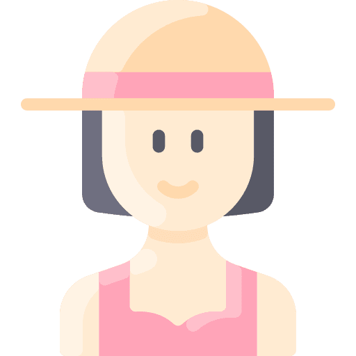 Woman woman pamela hat tourist icon Woman woman pamela hat tourist icon