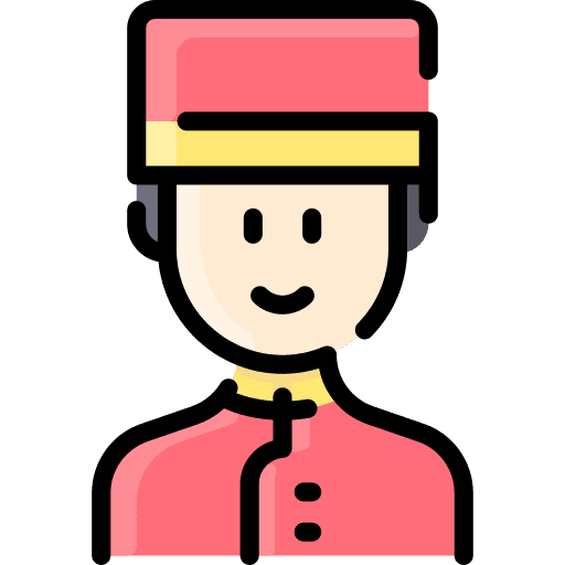 Bellboy user caucasian bellboy icon Bellboy user caucasian bellboy icon