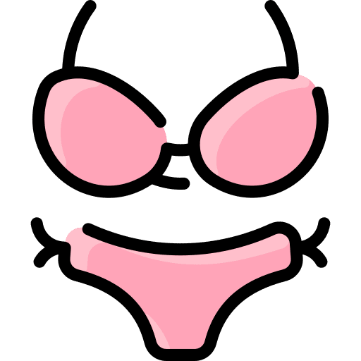 Bikini beach summer bikini icon Bikini beach summer bikini icon