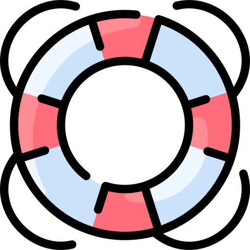 Lifebuoy help floating float icon Lifebuoy help floating float icon