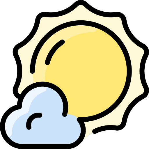 Sun sky cloudy overcast icon Sun sky cloudy overcast icon