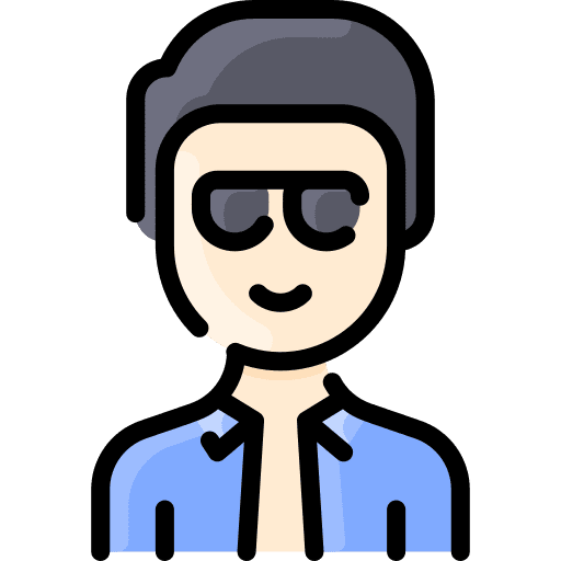 Man sunglasses traveler man icon Man sunglasses traveler man icon