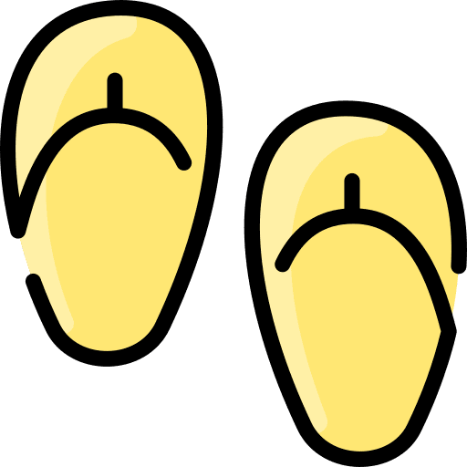 Slippers summertime footwear flip flops icon Slippers summertime footwear flip flops icon