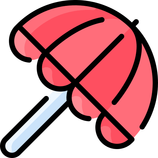Umbrella parasol holidays beach icon Umbrella parasol holidays beach icon