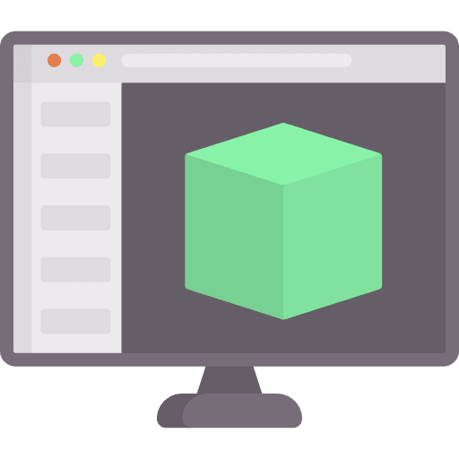 3d modeling 3d cube edit tools architecture icon