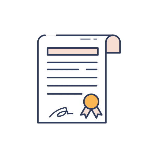 Certificate school knowledge education icon Certificate school knowledge education icon