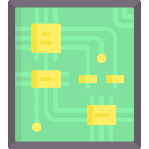 Chip chip hardware microchip icon