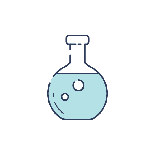 Flask school jar chemical icon Flask school jar chemical icon
