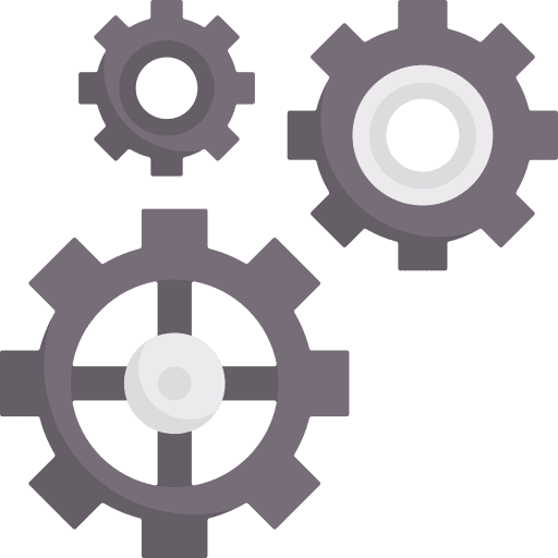 Gear industry cogwheel configuration icon