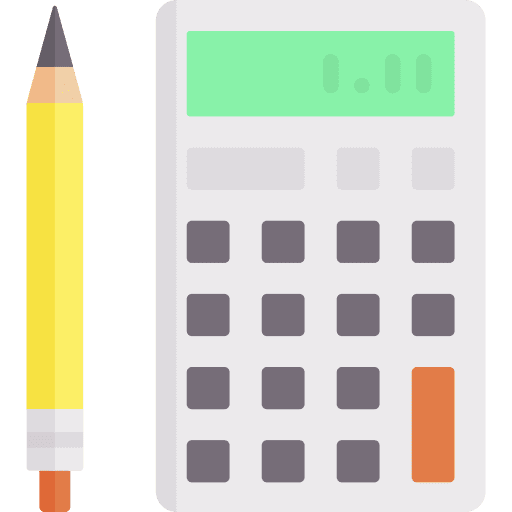 Calculator technology maths education icon Calculator technology maths education icon
