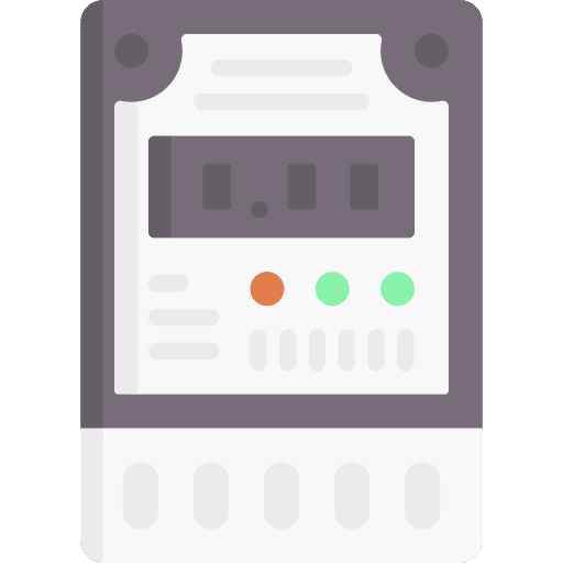 Electric meter meter electricity technology icon Electric meter meter electricity technology icon