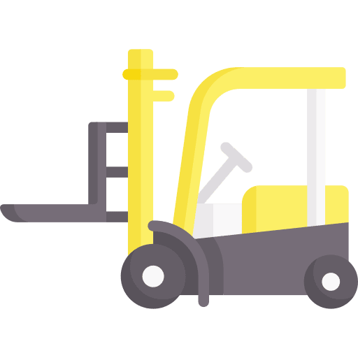 Forklift forklift vehicle shipping and delivery icon Forklift forklift vehicle shipping and delivery icon