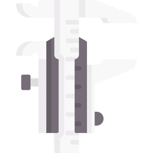 Caliper mechanic vernier caliper utensil icon Caliper mechanic vernier caliper utensil icon