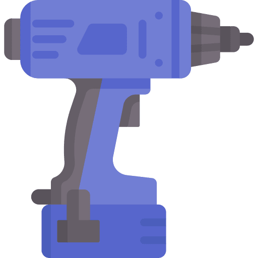 Drill electronics construction and tools maintenance icon Drill electronics construction and tools maintenance icon
