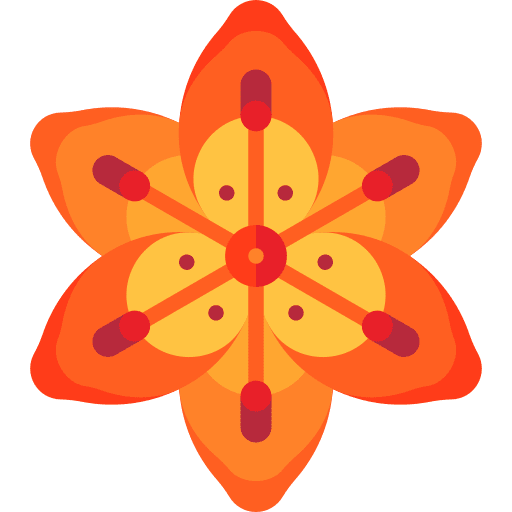 Tiger lily farming and gardening gardening nature icon