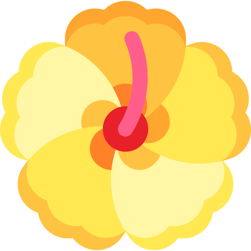 Hibiscus hibiscus botanical nature icon Hibiscus hibiscus botanical nature icon