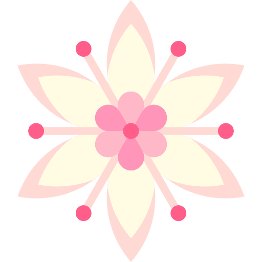 Jade nature flower blossom icon Jade nature flower blossom icon