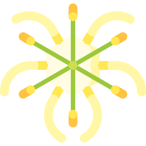 Lily farming and gardening blossom flower icon Lily farming and gardening blossom flower icon