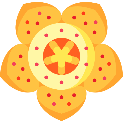 Star blossom botanical farming and gardening icon Star blossom botanical farming and gardening icon