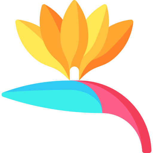 Bird of paradise flower blossom bird of paradise icon Bird of paradise flower blossom bird of paradise icon