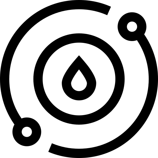 Water cycle eco recycling nature icon