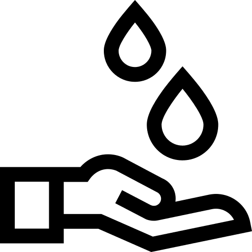 Water waterdrop drop nature icon