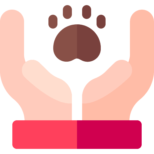 Pet care pet animals paw icon