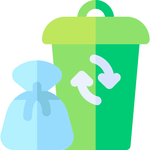Rubbish trash recycle miscellaneous icon