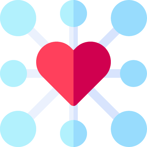 Share donation share love icon