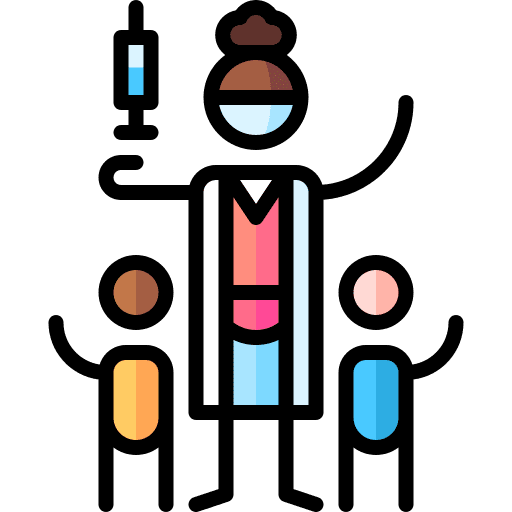Doctor baby avatar pediatrician icon