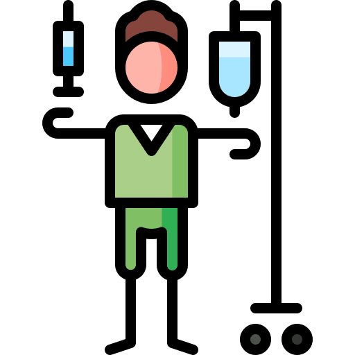 Iv bag hospital vaccination iv bag icon