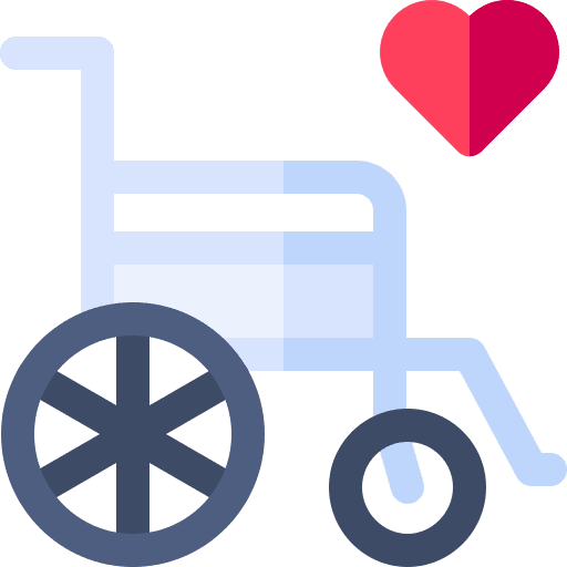Wheelchair wheelchair health inclusive icon